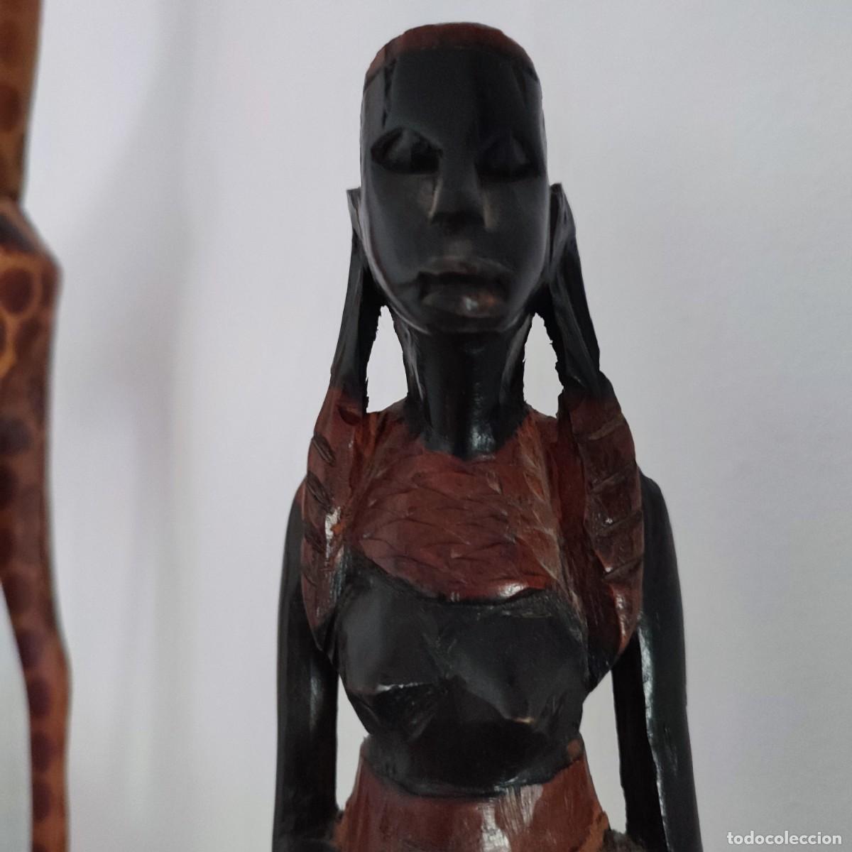 Arte: talla de madera africana - Foto 3