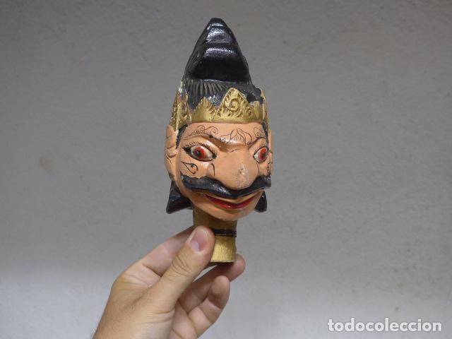 Arte: Antigua gran marioneta de Bali o Java, original, Indonesia. - Foto 2