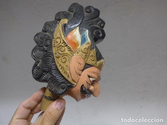 Arte: Antigua gran marioneta de Bali o Java, original, Indonesia. - Foto 3