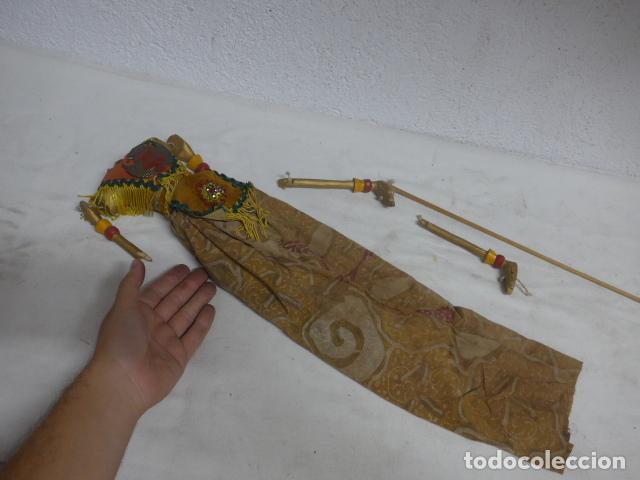 Arte: Antigua gran marioneta de Bali o Java, original, Indonesia. - Foto 6