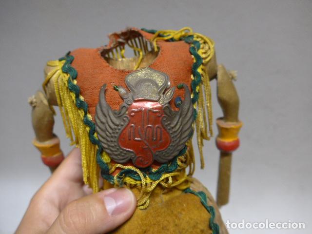 Arte: Antigua gran marioneta de Bali o Java, original, Indonesia. - Foto 7