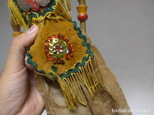 Arte: Antigua gran marioneta de Bali o Java, original, Indonesia. - Foto 8