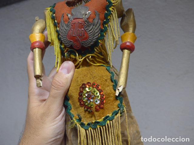 Arte: Antigua gran marioneta de Bali o Java, original, Indonesia. - Foto 10