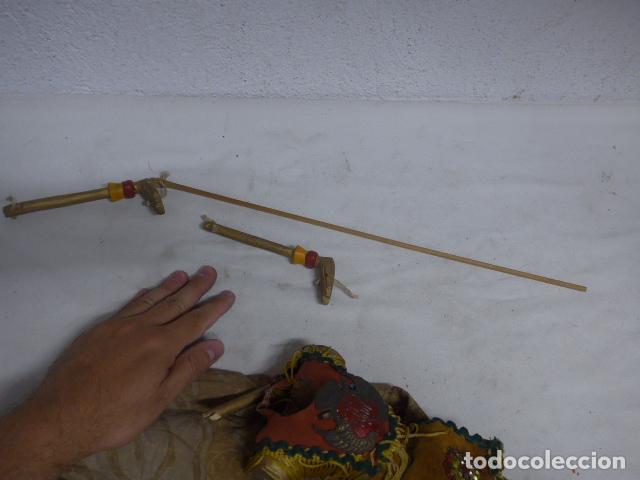 Arte: Antigua gran marioneta de Bali o Java, original, Indonesia. - Foto 13