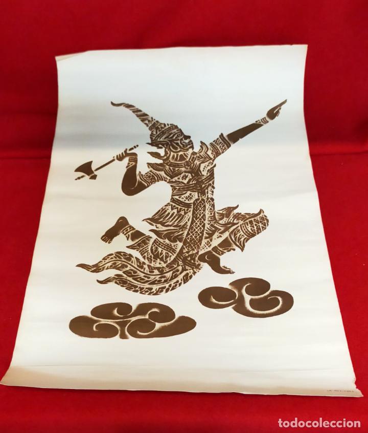 Arte: 2 LAMINAS FIGURAS TAILANDESAS - Foto 7