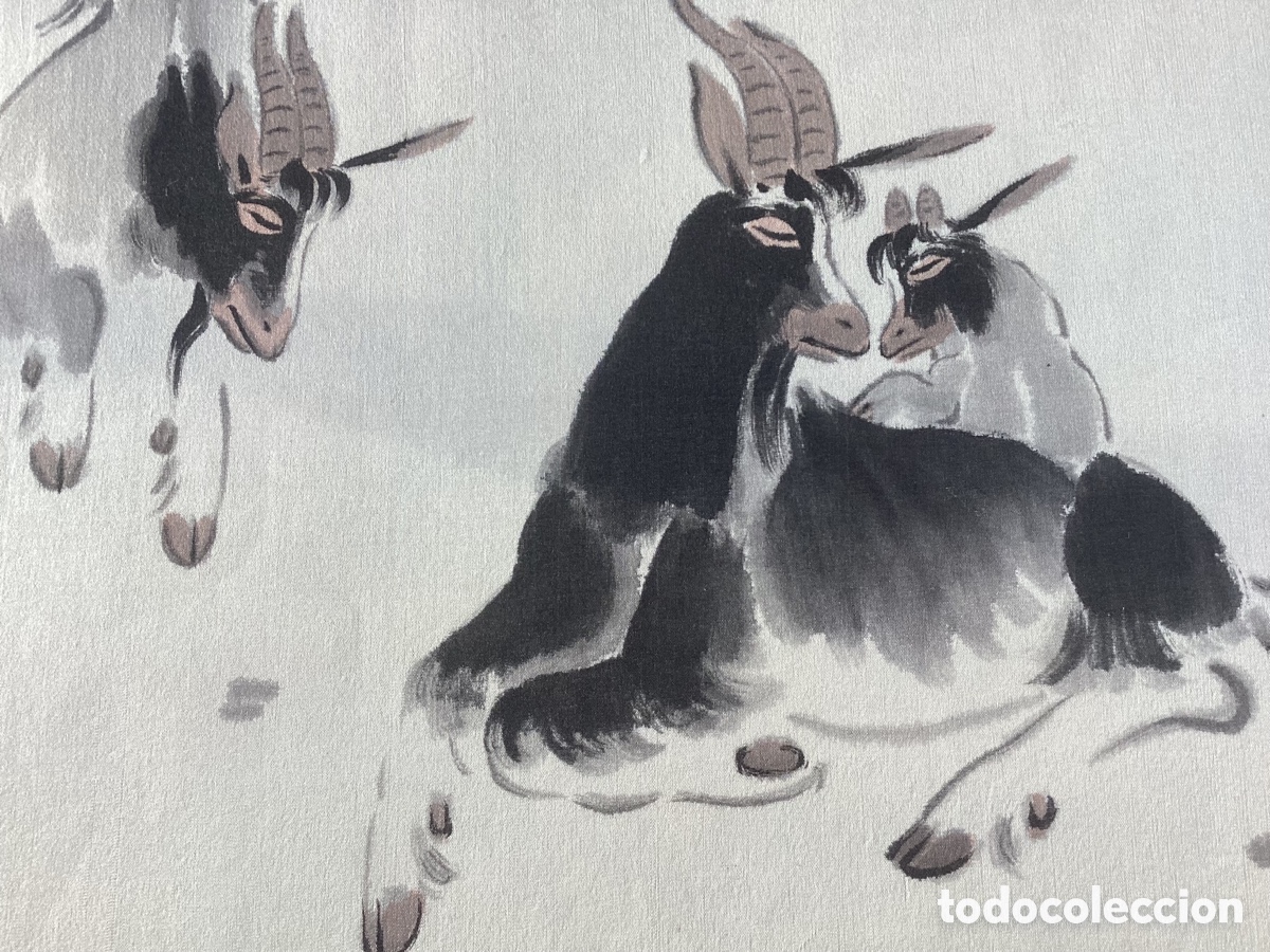 Arte: Seda oriental pintada a mano - Foto 3