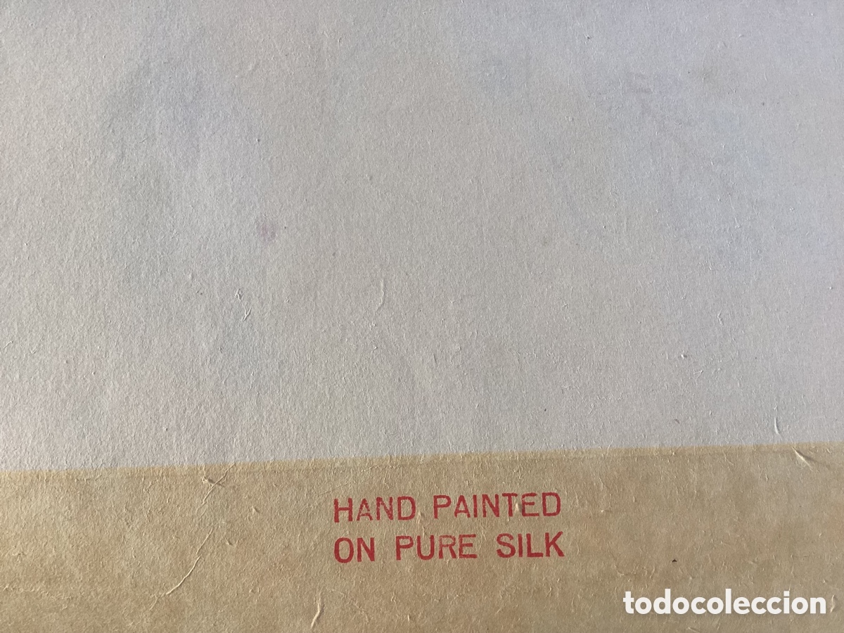 Arte: Seda oriental pintada a mano - Foto 5