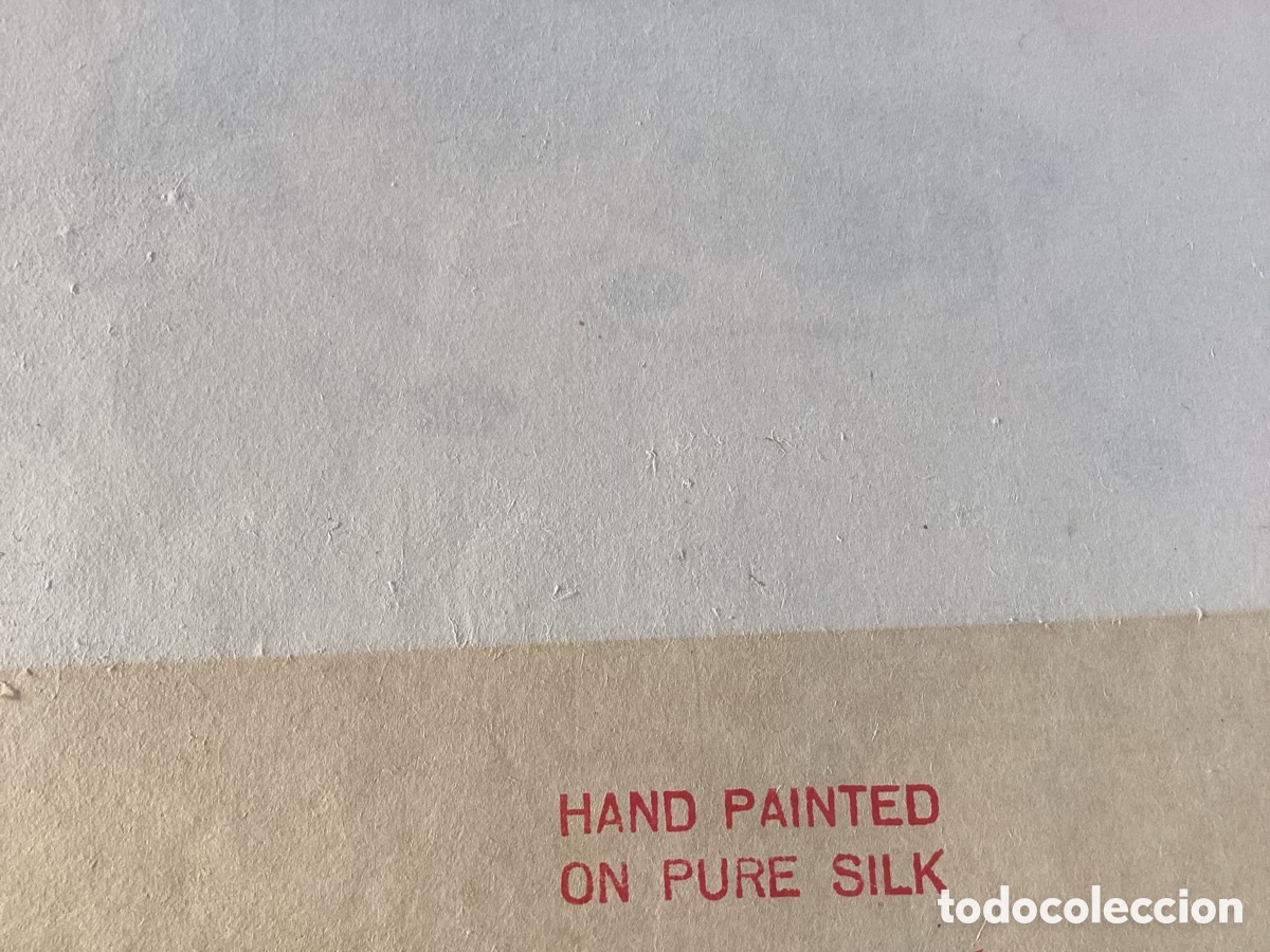 Arte: Seda oriental pintada a mano - Foto 5