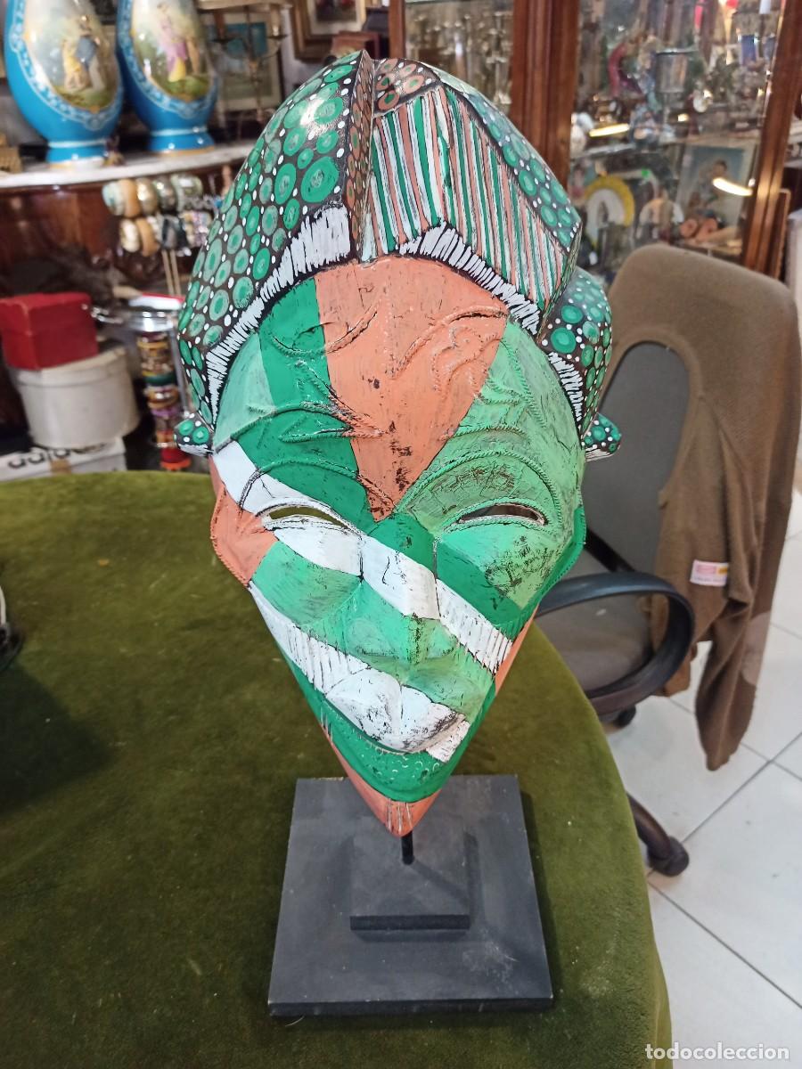 Arte: Mascara africana decorada. REF-6840 - Foto 1
