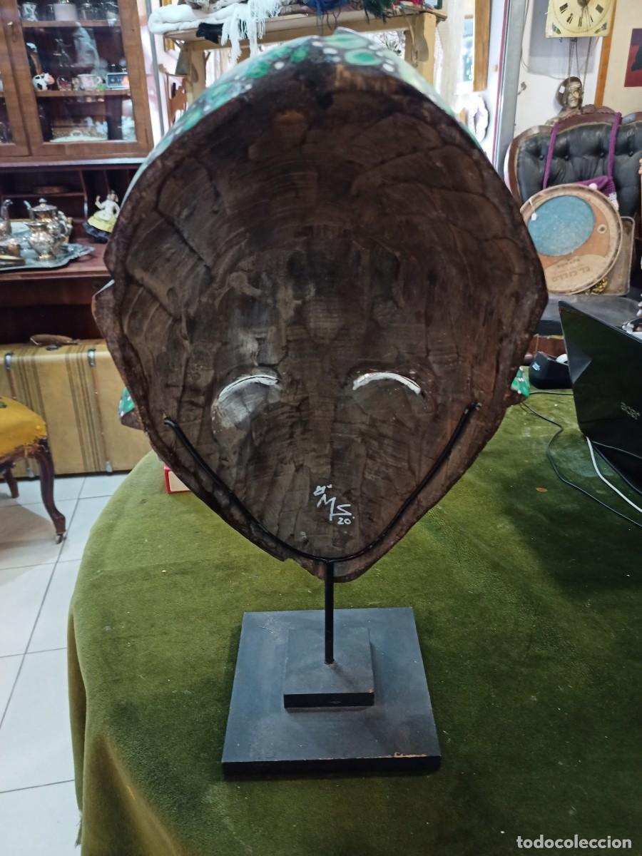 Arte: Mascara africana decorada. REF-6840 - Foto 4