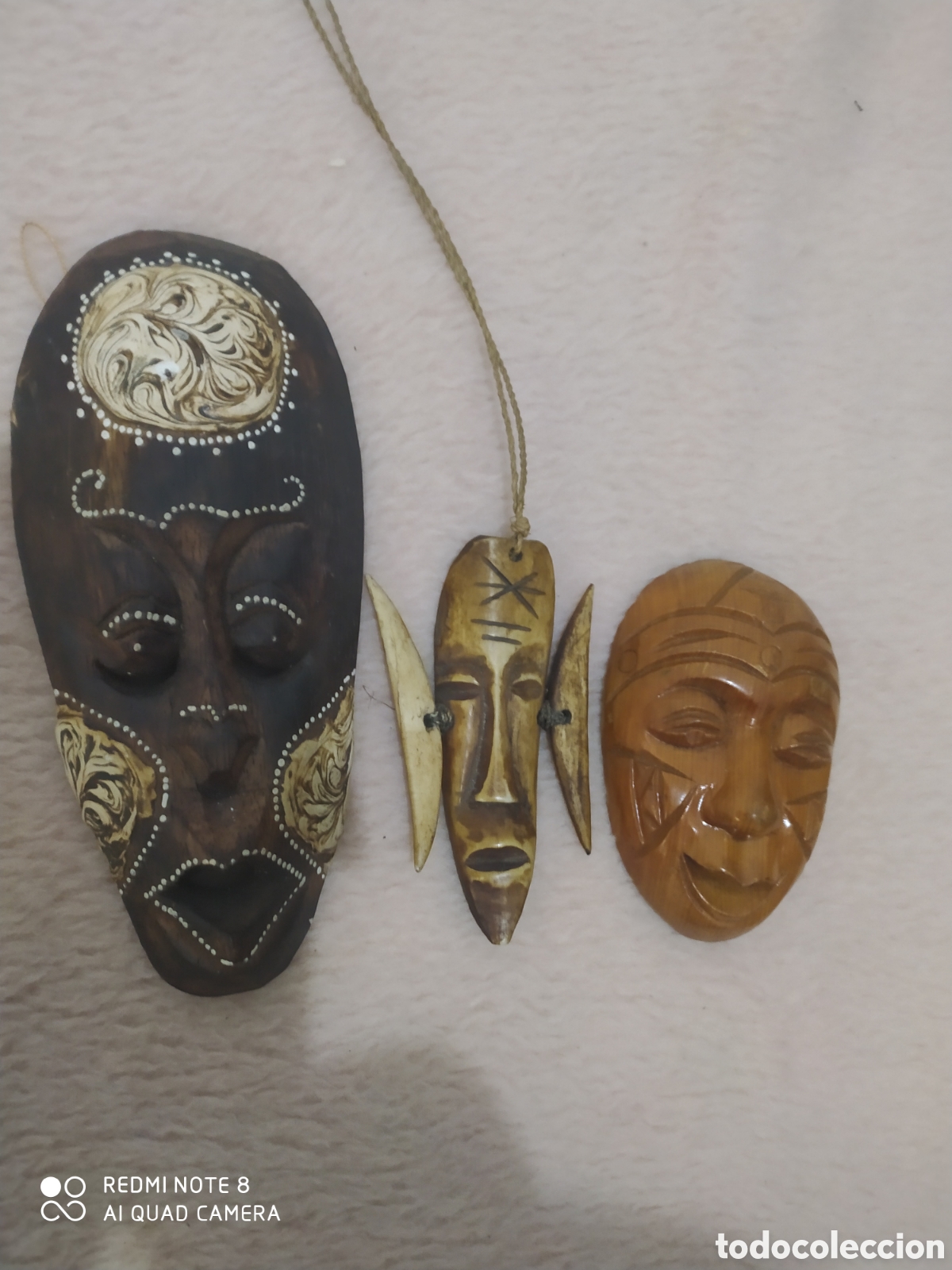 Arte: Lote de tres mascaras - Foto 9