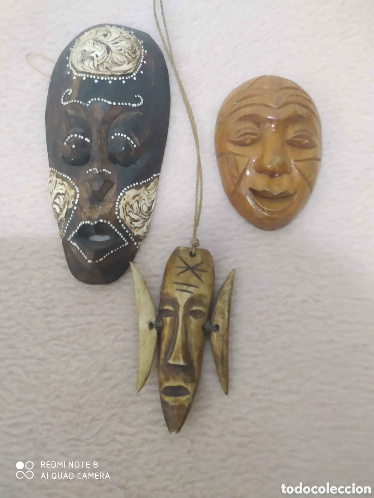 Arte: Lote de tres mascaras - Foto 1