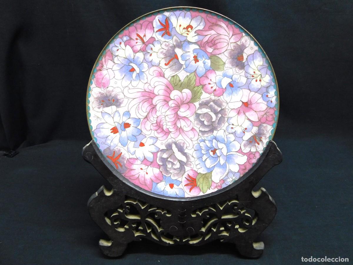 Arte: PLATO ESMALTE CLOISONN&Eacute; ORIENTAL - Foto 1