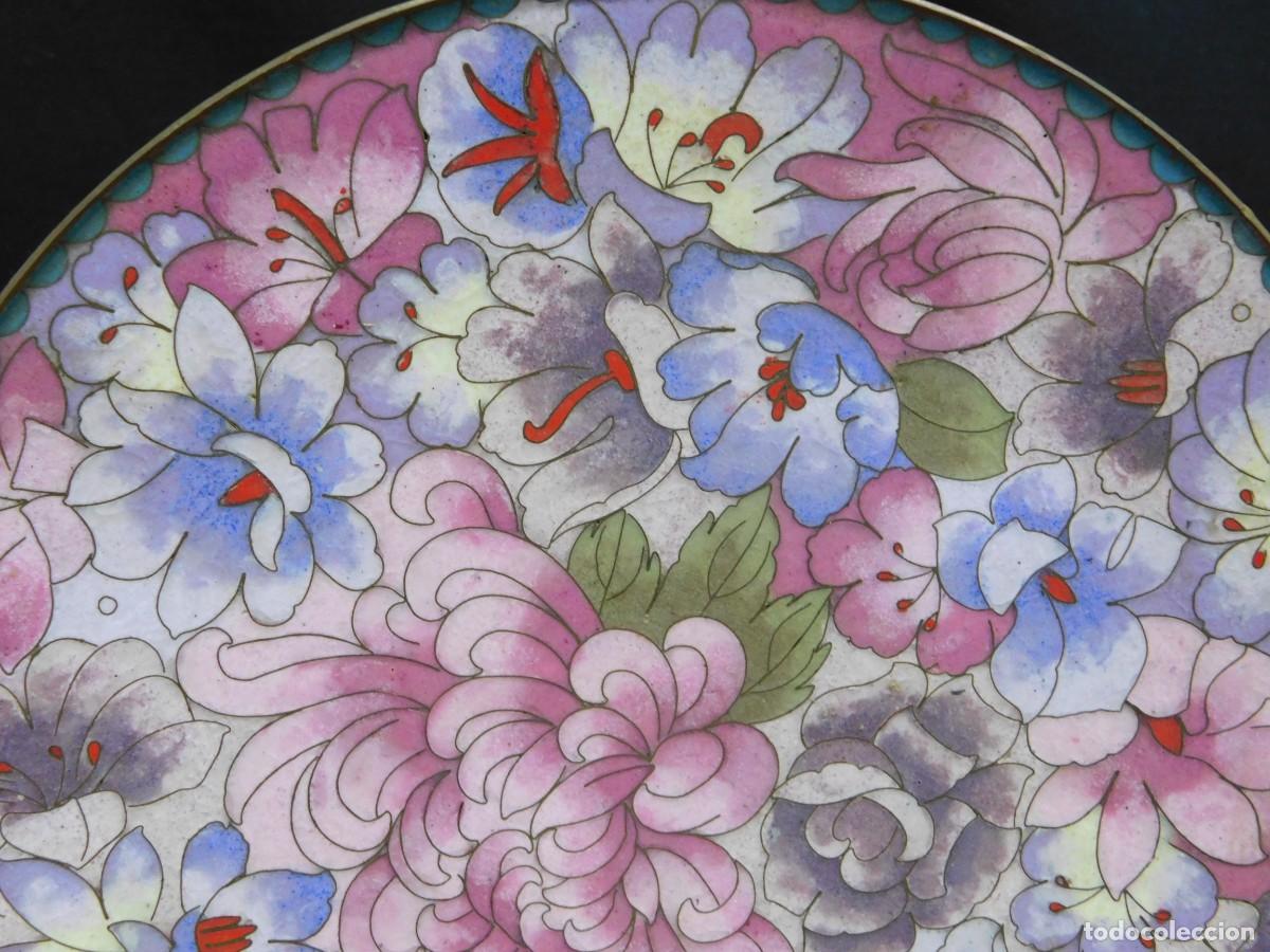 Arte: PLATO ESMALTE CLOISONN&Eacute; ORIENTAL - Foto 3