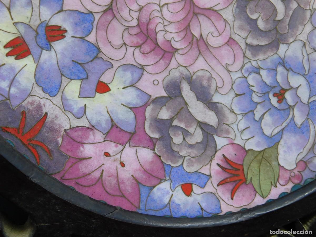 Arte: PLATO ESMALTE CLOISONN&Eacute; ORIENTAL - Foto 4