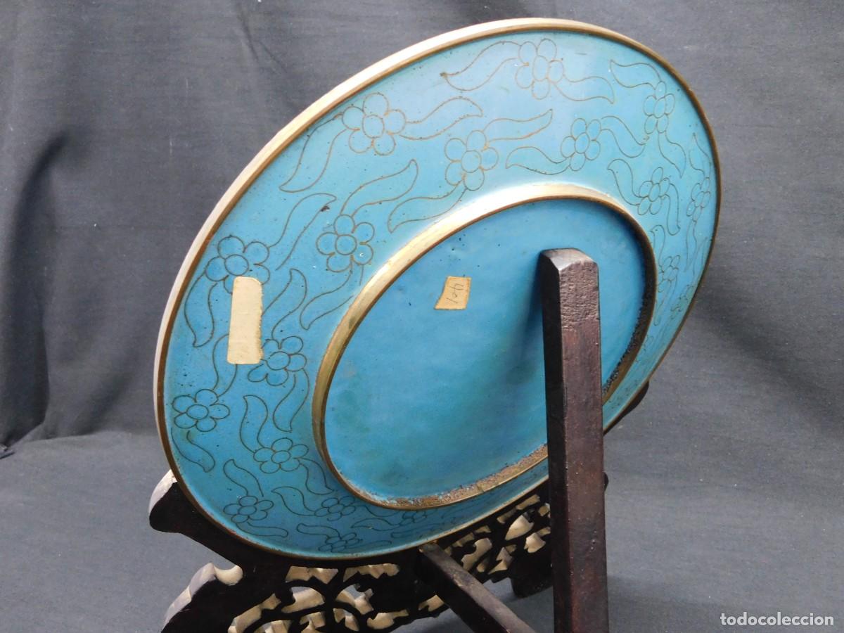 Arte: PLATO ESMALTE CLOISONN&Eacute; ORIENTAL - Foto 7