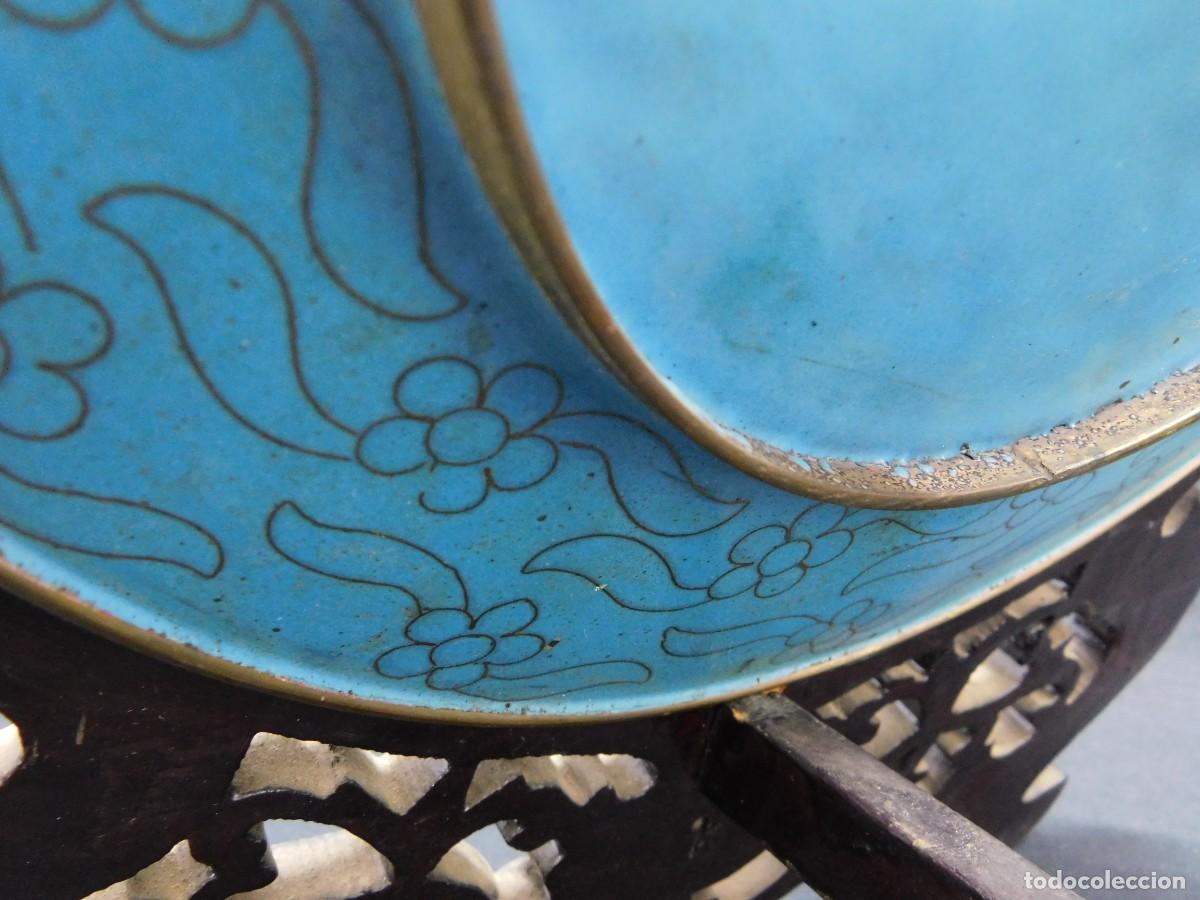 Arte: PLATO ESMALTE CLOISONN&Eacute; ORIENTAL - Foto 9