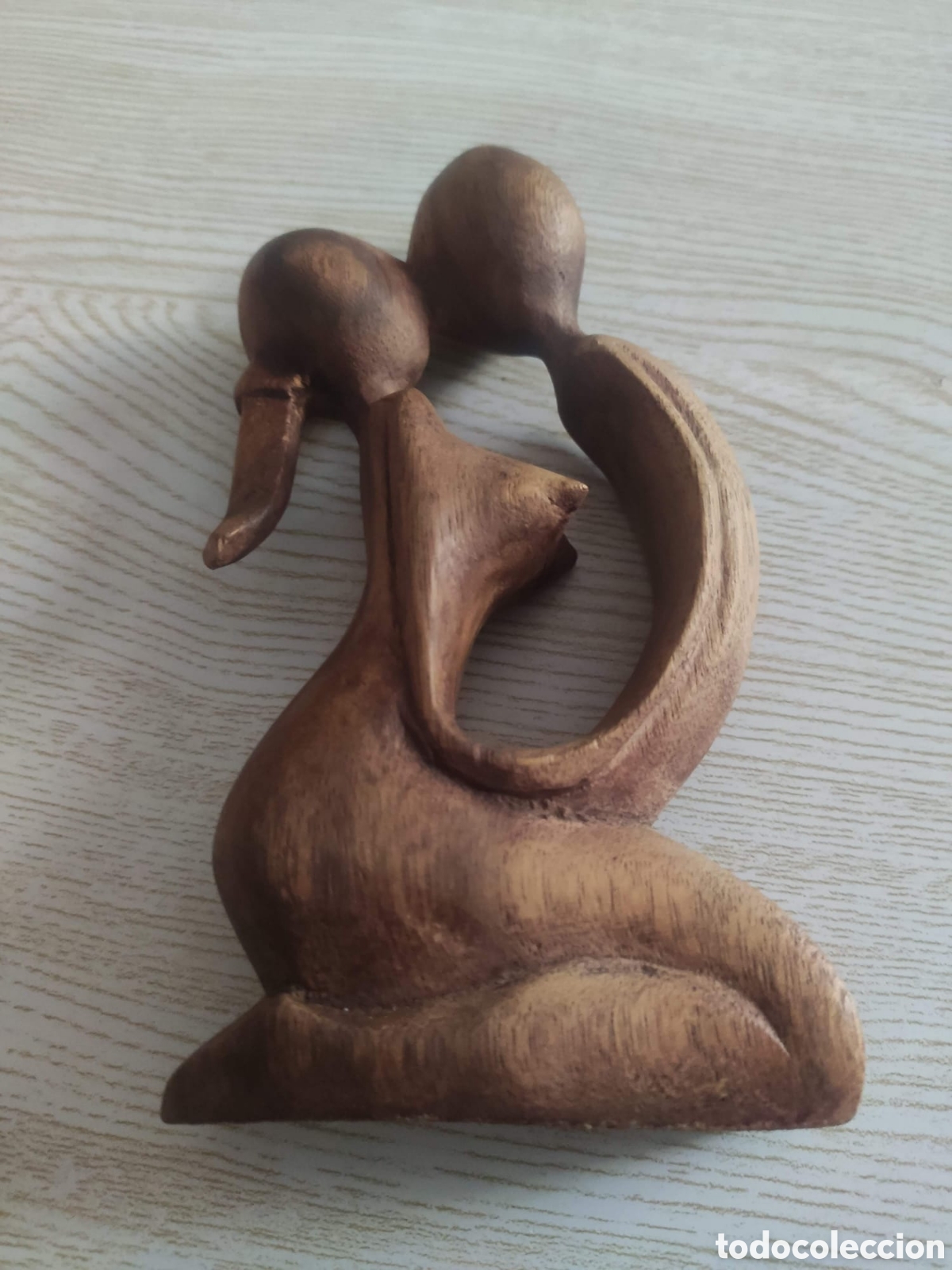 Arte: Talla madera pareja abrazada - Foto 6