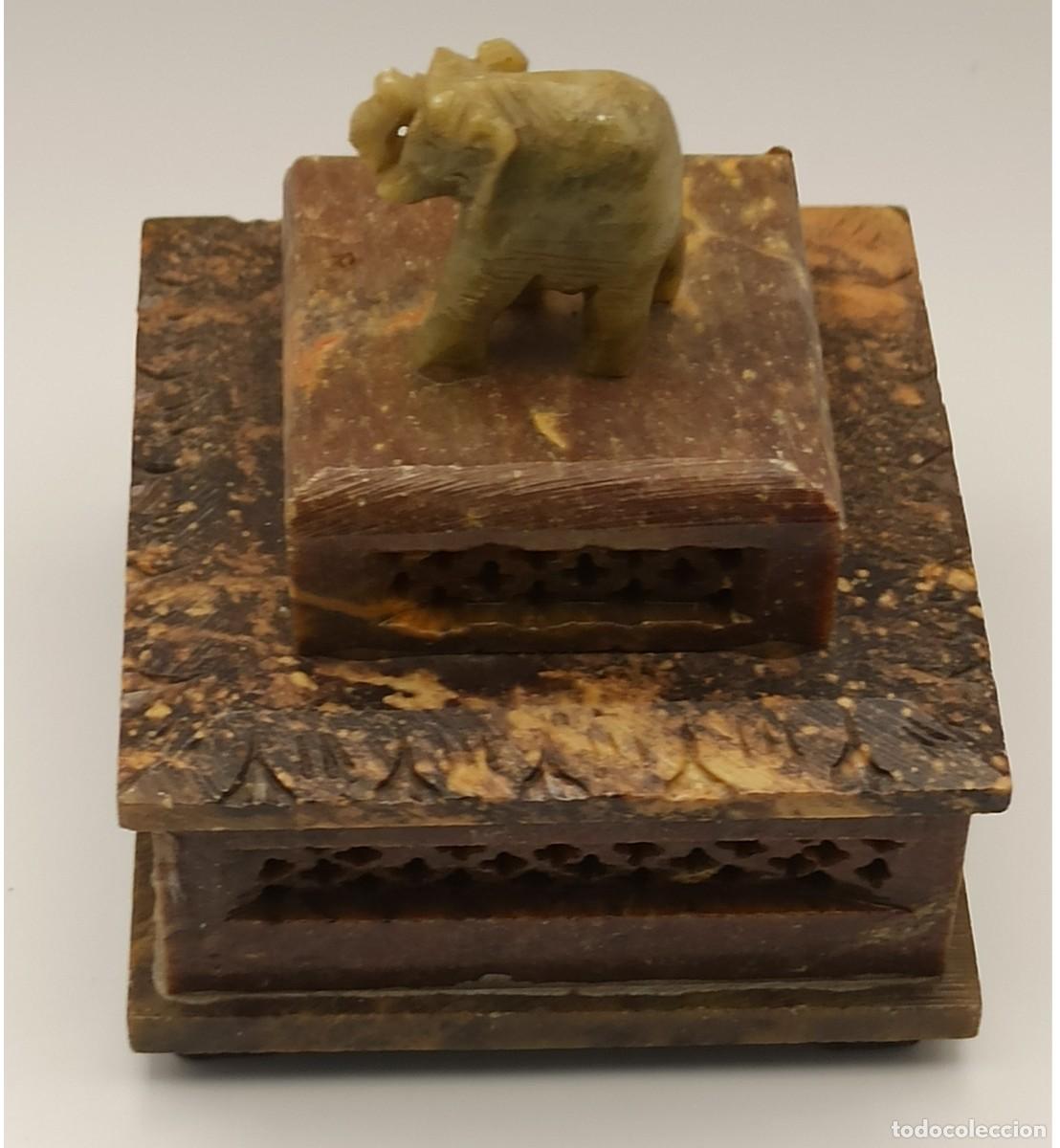 Arte: Caja Jaspe calada con elefante &Oacute;nix - Foto 5
