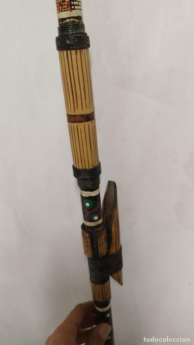 Arte: Antigua Gran Cerbatana,de los Indios de Amazonas 1.76Mts. - Foto 4