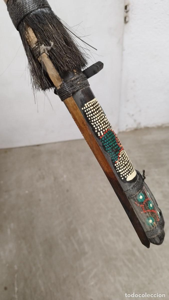 Arte: Antigua Gran Cerbatana,de los Indios de Amazonas 1.76Mts. - Foto 15