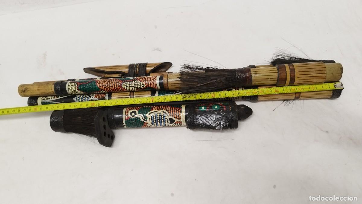 Arte: Antigua Gran Cerbatana,de los Indios de Amazonas 1.76Mts. - Foto 19