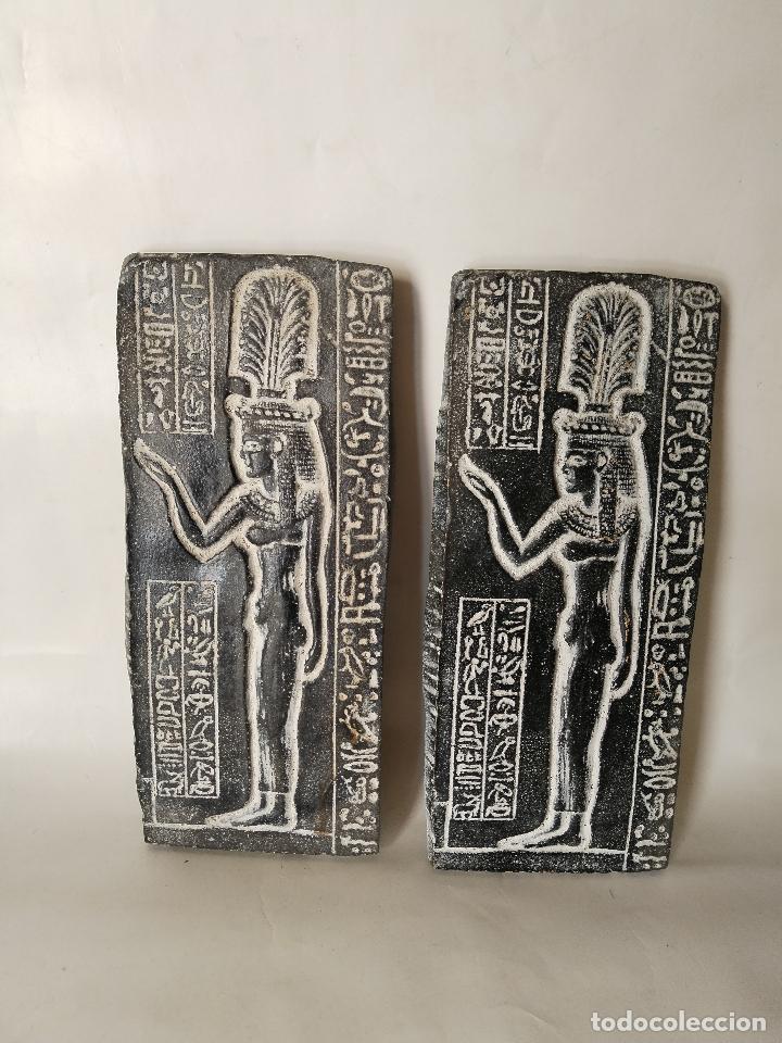 Arte: 2 placas diosas ejipto - Foto 2