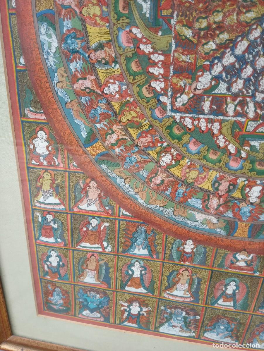 Arte: Antiguo Thangka tibetano - Foto 4