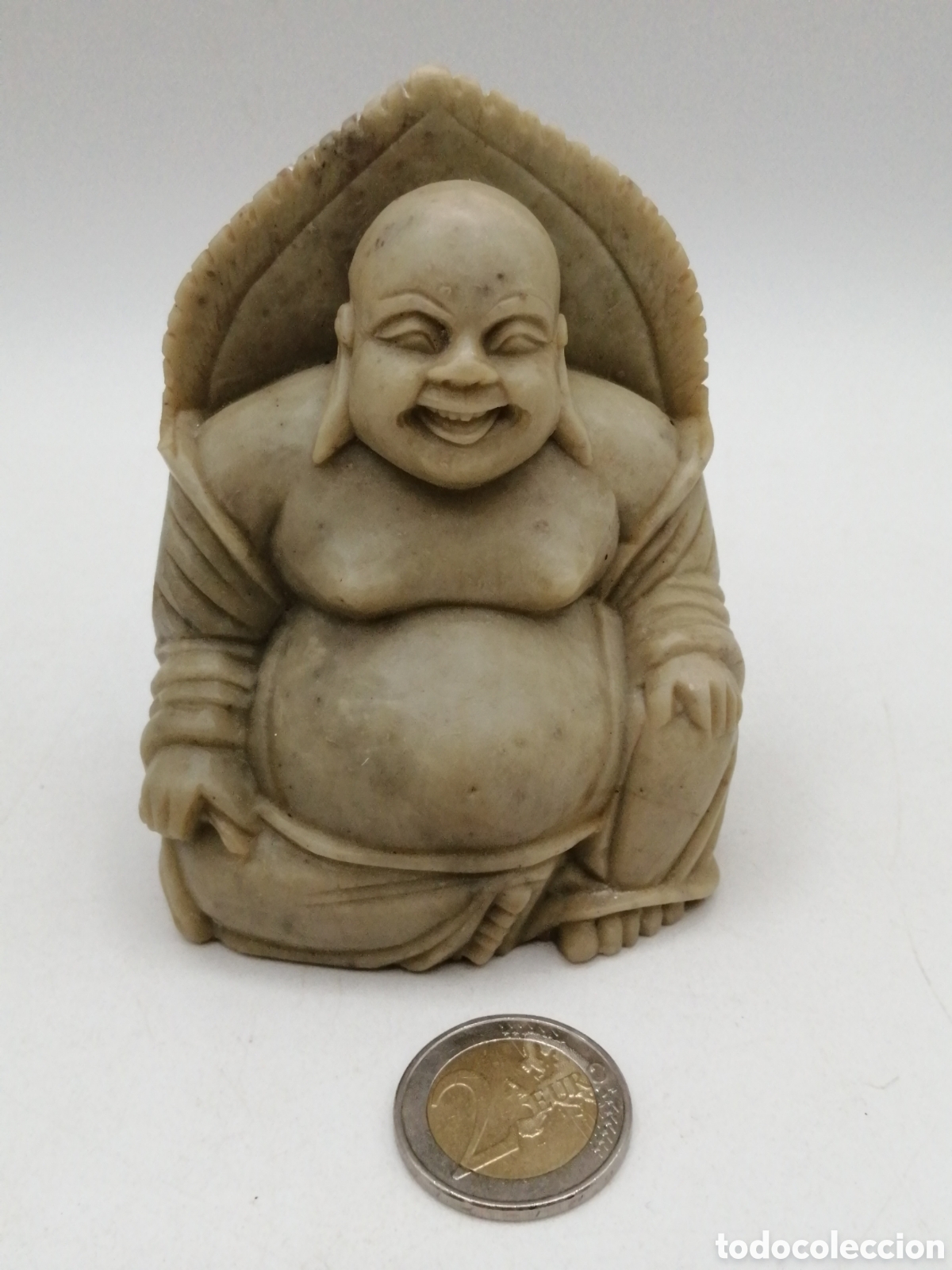 Arte: Buda. Asian hand carved soapstone - Foto 3