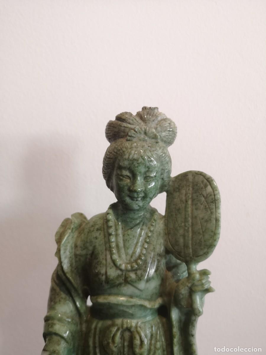 Arte: TALLA CHINA EN JADE VERDE - Foto 3