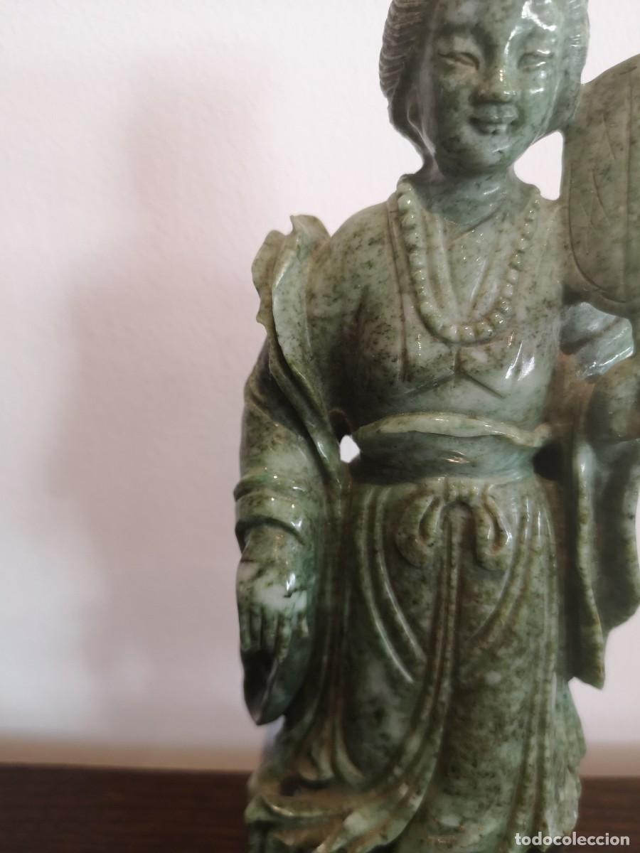 Arte: TALLA CHINA EN JADE VERDE - Foto 4