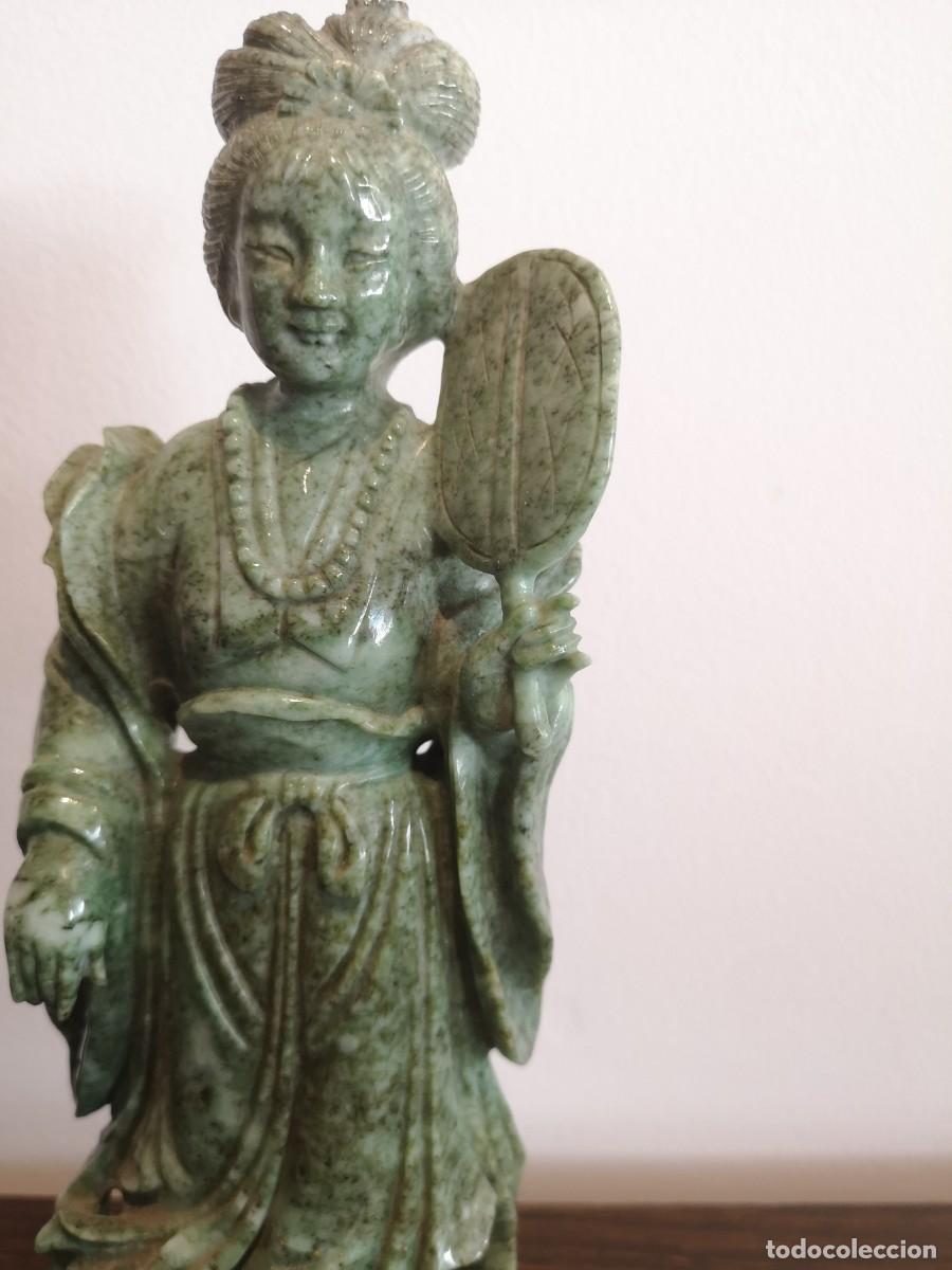 Arte: TALLA CHINA EN JADE VERDE - Foto 5