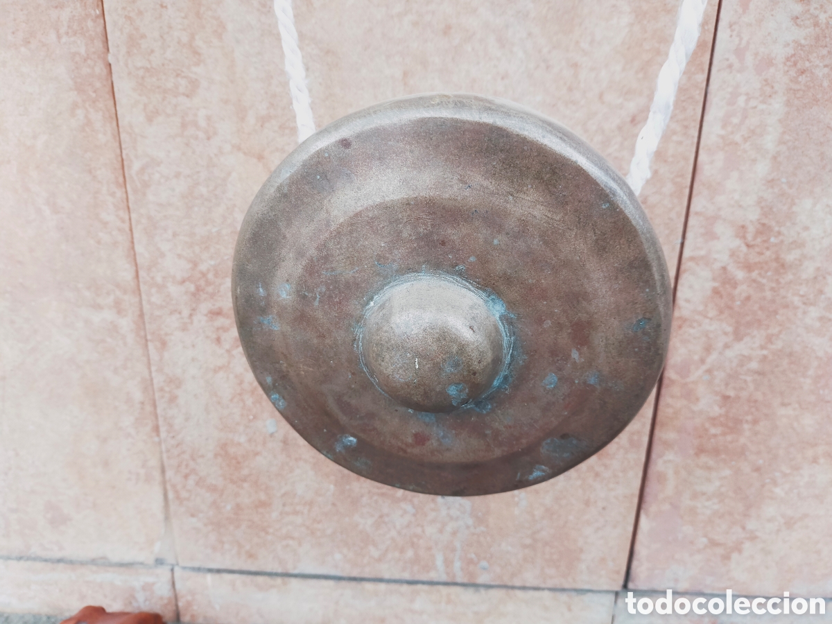 Arte: GONG DE MADERA Y BRONCE. - Foto 5