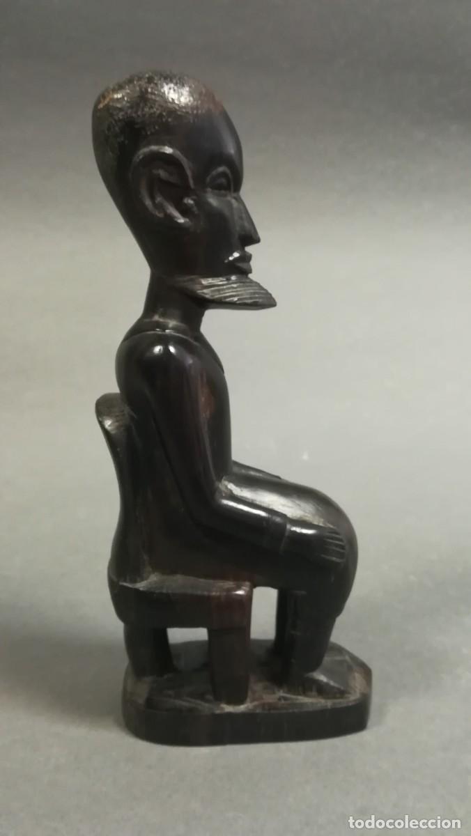 Arte: FIGURA MADERA DE &Eacute;BANO HECHA A MANO - Foto 2