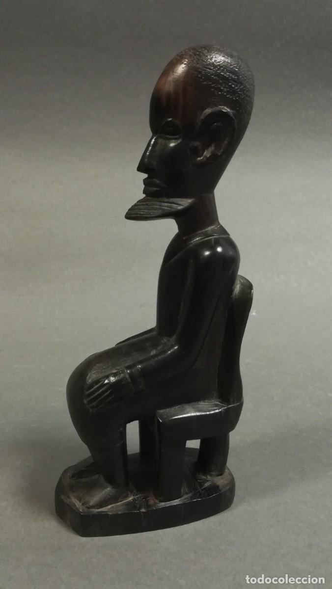 Arte: FIGURA MADERA DE &Eacute;BANO HECHA A MANO - Foto 4