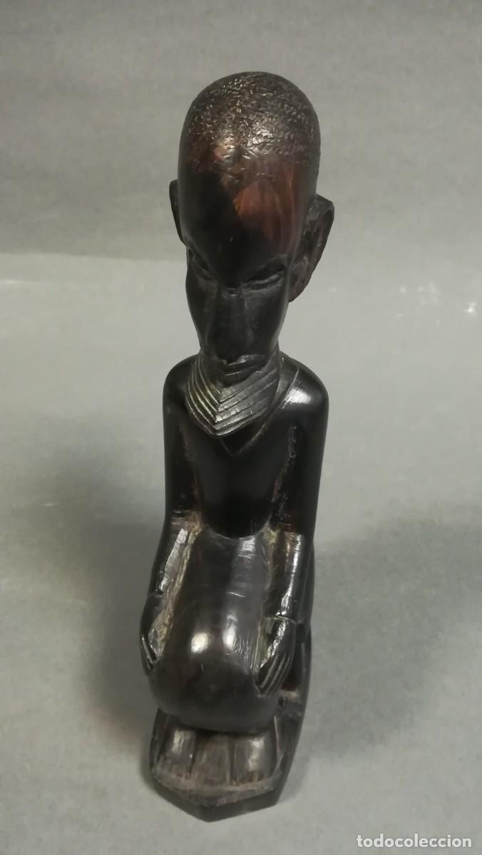 Arte: FIGURA MADERA DE &Eacute;BANO HECHA A MANO - Foto 5