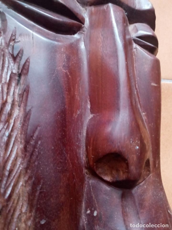Arte: Tabla de madera en caoba tallada- Cuba - Foto 3