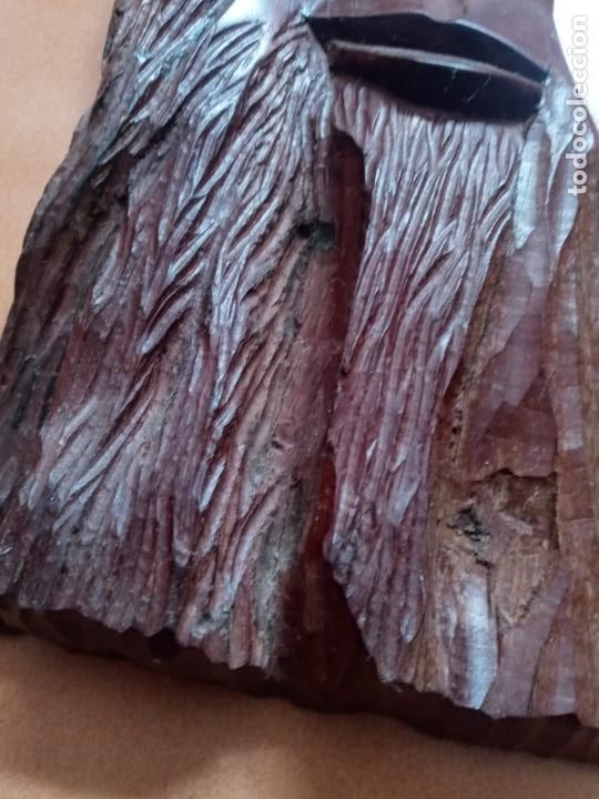 Arte: Tabla de madera en caoba tallada- Cuba - Foto 4