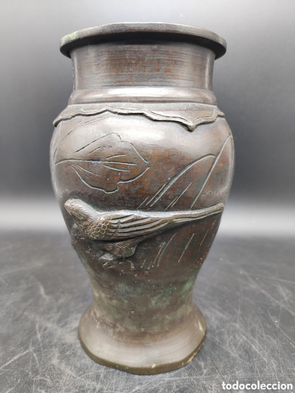 Arte: Jarr&oacute;n bronce Japones - Foto 1