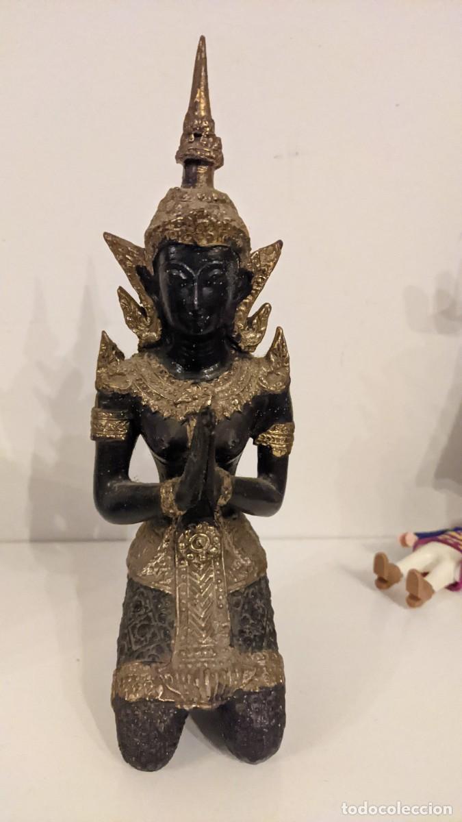 Arte: TEOPANON FIGURA BRONCE TAILAND&Eacute;S - Foto 2