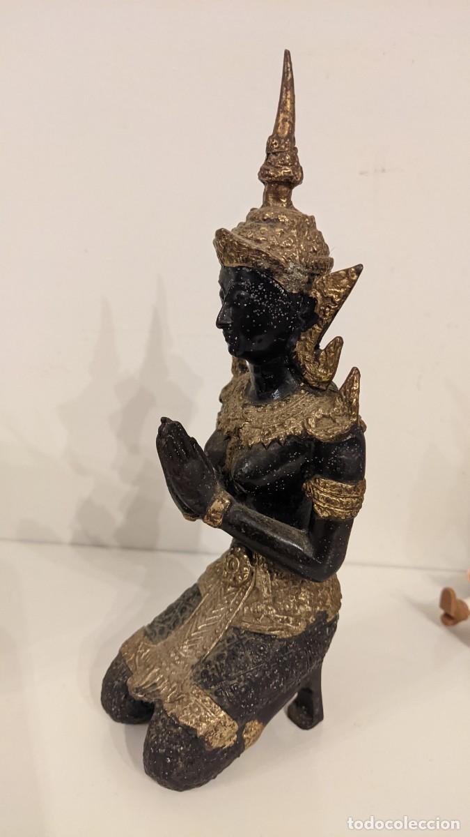 Arte: TEOPANON FIGURA BRONCE TAILAND&Eacute;S - Foto 3