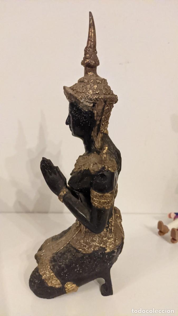 Arte: TEOPANON FIGURA BRONCE TAILAND&Eacute;S - Foto 4