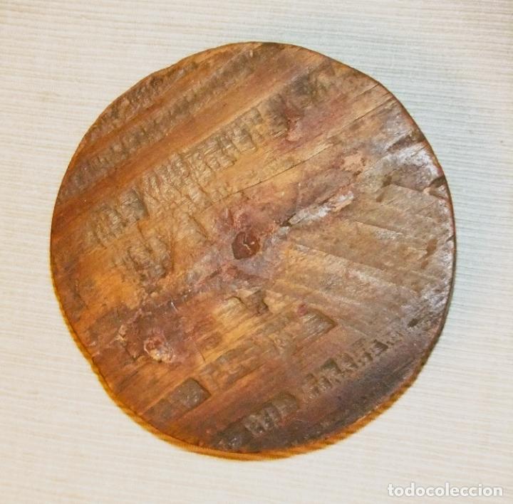 Arte: ANTIGUO PANEL DE MADERA POLICROMADA CON DRAG&Oacute;N, CHINA - Foto 8