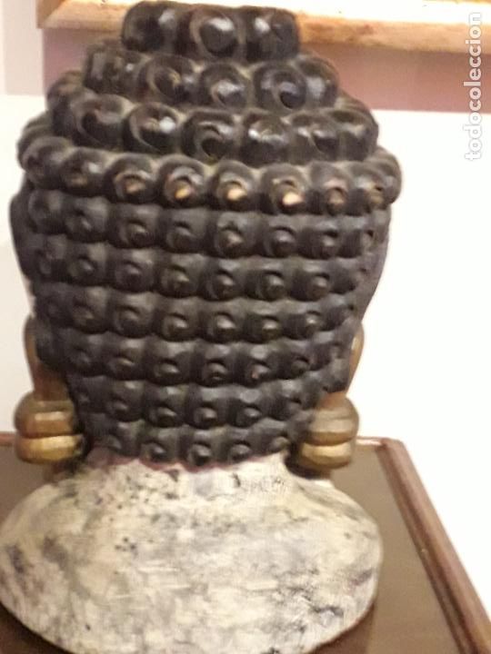 Arte: BUDA MADERA MACIZA. ORIGINAL - Foto 2