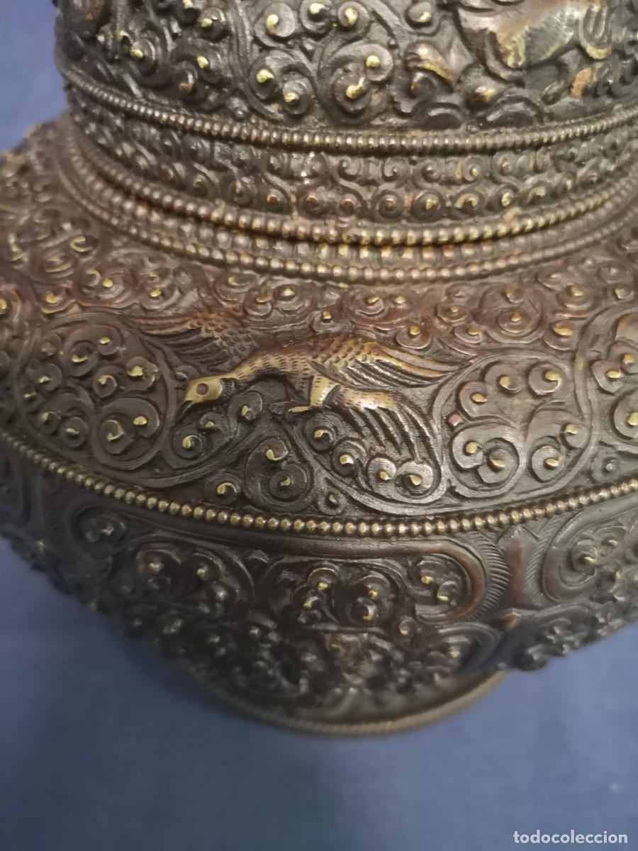 Arte: TIBOR ANTIGUO EN BRONCE PATINADO - Foto 12