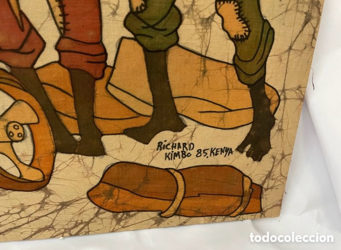 Arte: CUADRO BATIK DE RICHARD KIMBO - Foto 6