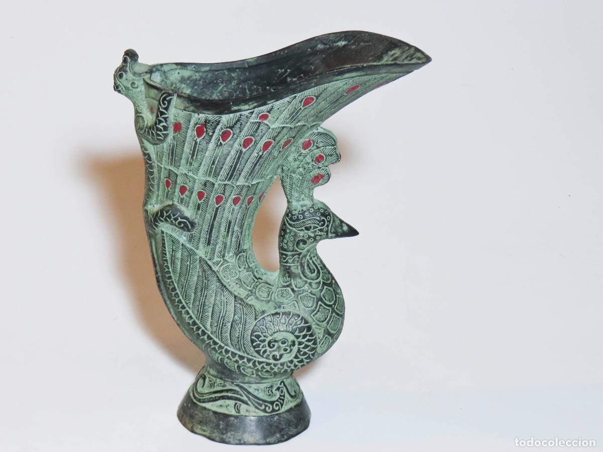 Arte: Rit&oacute;n Copa libaciones china Ave F&eacute;nix R&eacute;plica - Foto 1