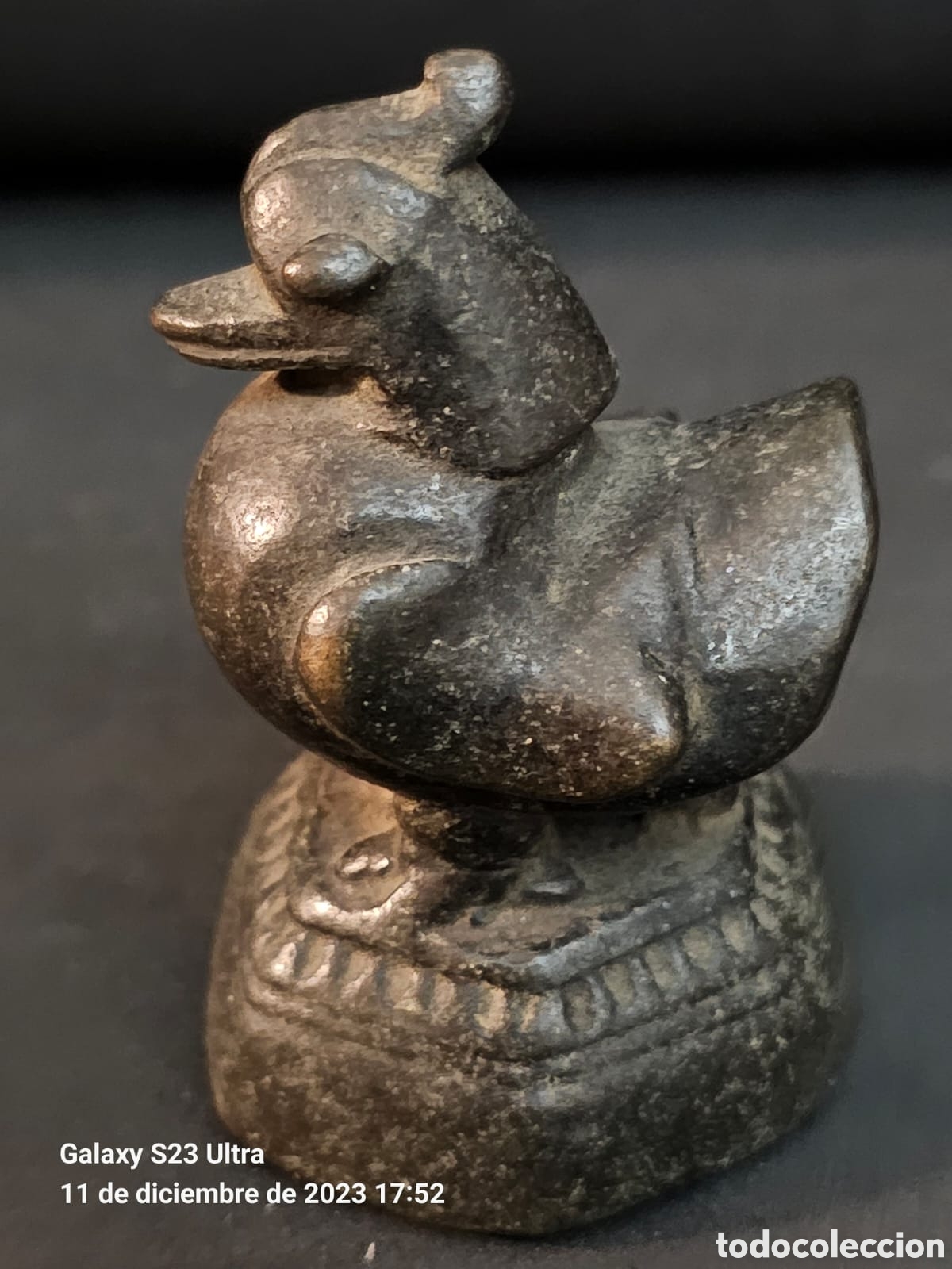 Arte: Peso de Opio en Bronce. Pato Hintha. - Foto 2