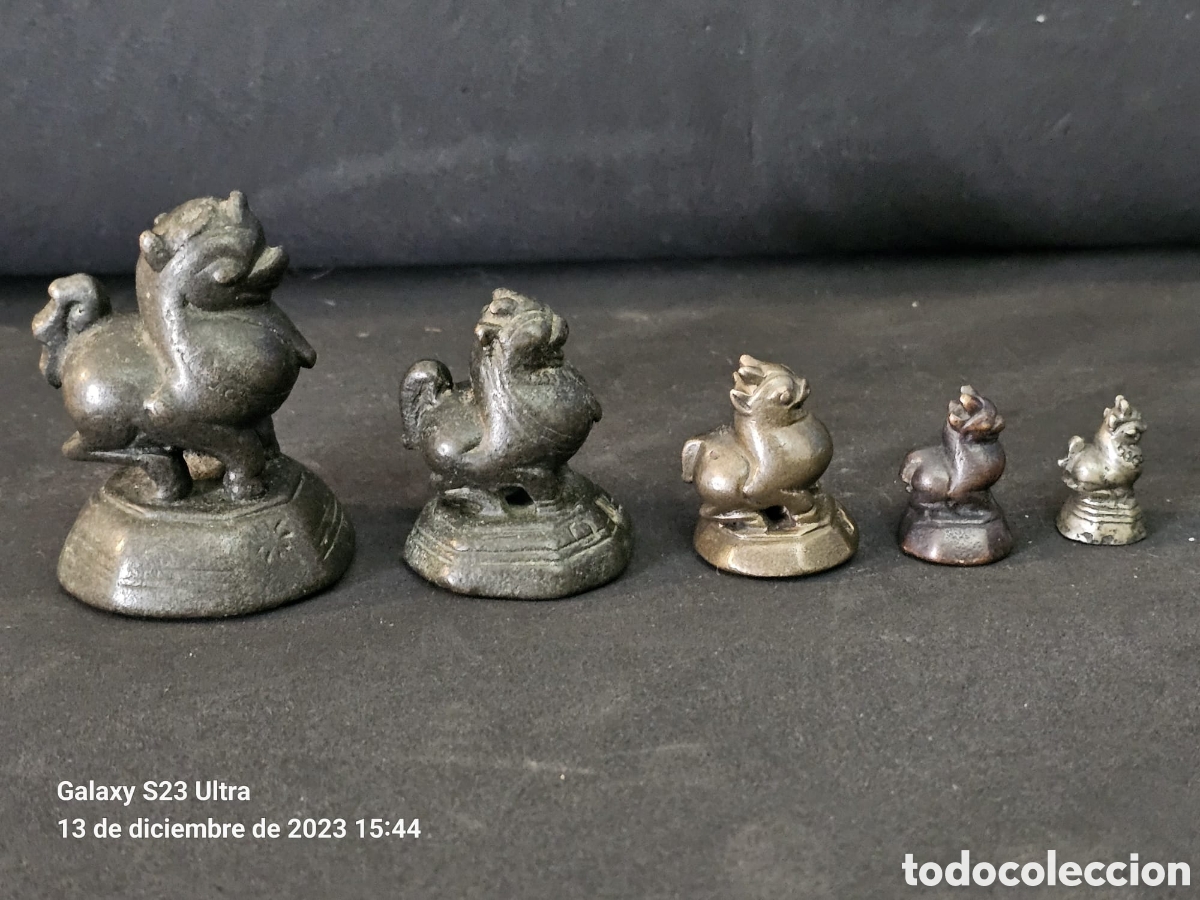Arte: Pesos de Opio en Bronce Chinte &rdquo;The beast&rdquo; - Foto 2
