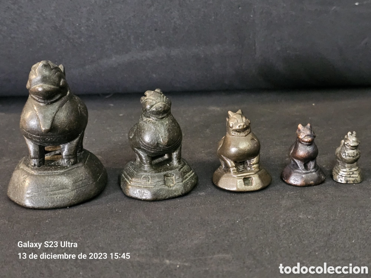 Arte: Pesos de Opio en Bronce Chinte &rdquo;The beast&rdquo; - Foto 3